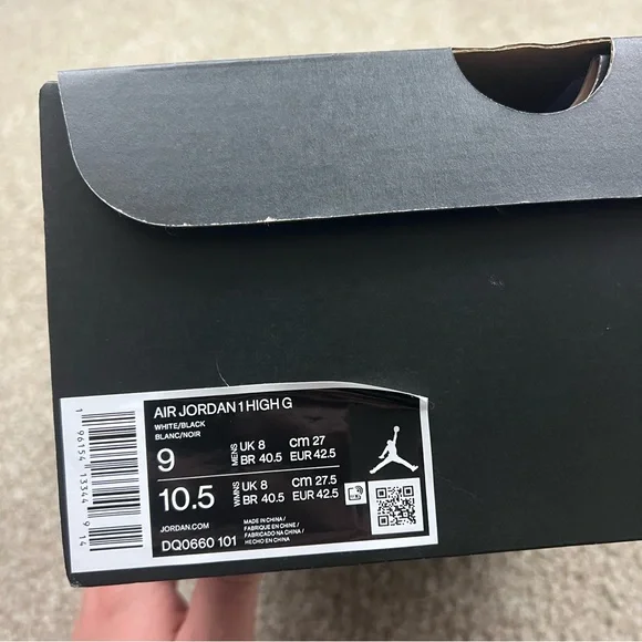 Jordan 1 High Golf men's 9 - Picture 6 of 8